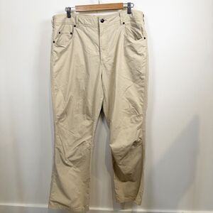 Orvis Troutbum Utility Pants Men 36 Beige Khakis Tan Fishing Work Hiking